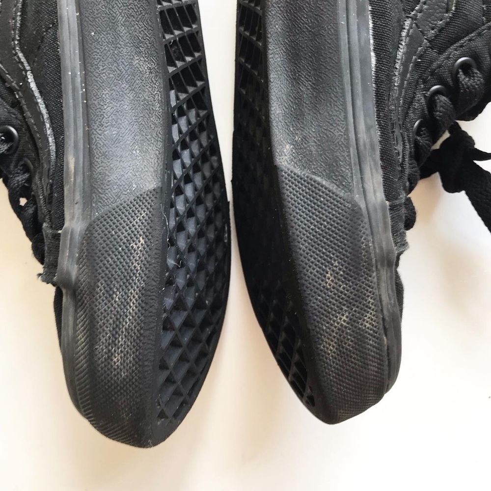 Vans black SK8 high top sneakers VGUC size 10.5 - Picture 3 of 10